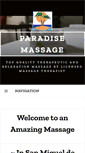 Mobile Screenshot of paradisemassage.info